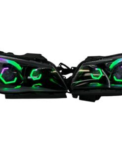 2014-2017 Chevrolet SS RGBW Chasing Multicolor LED Retrofit Projector Custom Black Headlights