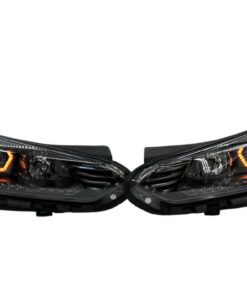 2019-2022 Veloster N Custom Black Retrofit LED Halo Headlights