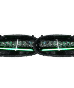 2018-2021 Honda Accord Sedan RGBW Led DRL Black Custom Retrofit Headlights