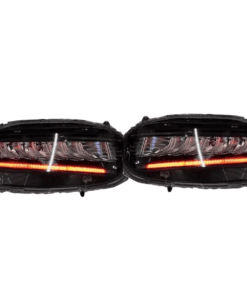 2018-2021 Honda Accord Sedan RGBW Led DRL Black Custom Retrofit Headlights