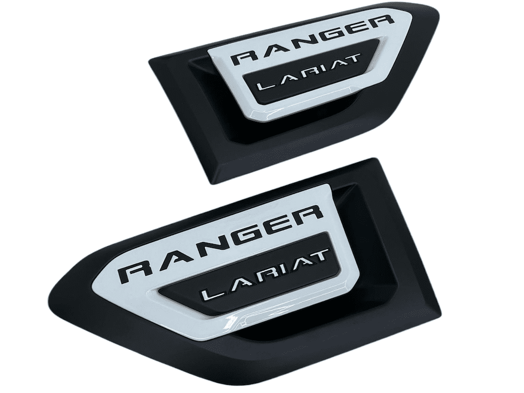 2019-2023 Ford Ranger Fender Vents Nameplate Badge Custom Painted Emblems