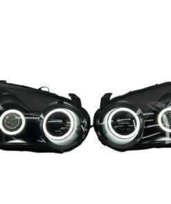 04-05 Subaru Impreza Blobeye WRX/STI Full Switchback LED Halo Black Retrofit Biled Headlights