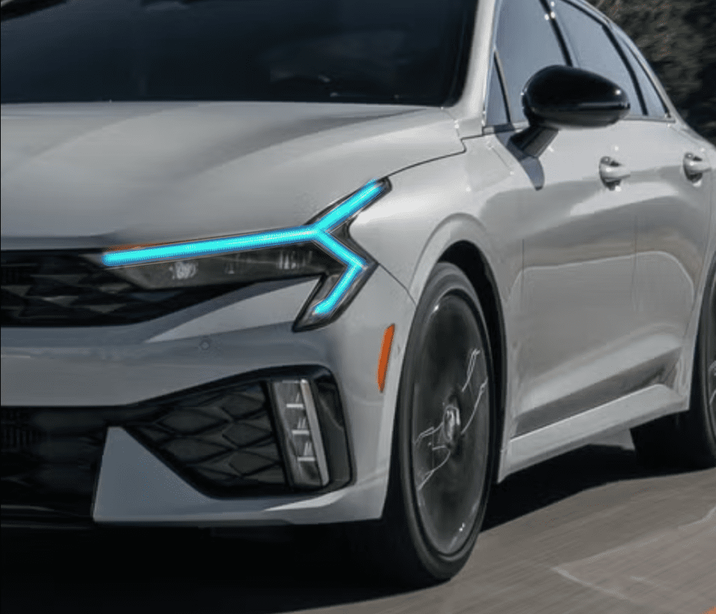 2025 KIA K5 RGB Led DRLS Custom Black Retrofit Headlights