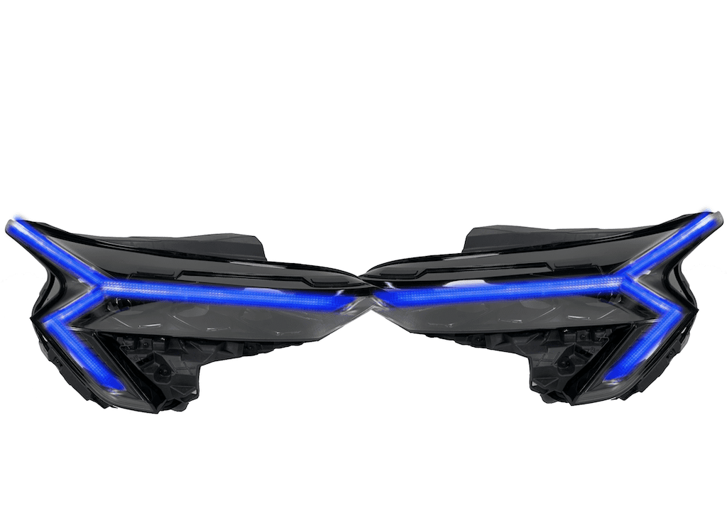 2025 KIA K5 RGB Led DRLS Custom Black Retrofit Headlights