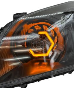 2003-2005 Honda Pilot EX EX-L LX Custom Black Retrofit Biled Projector Black Headlights