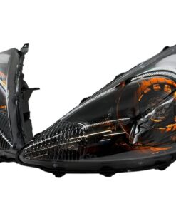 2007-2008 Honda Fit Custom Black LED Biled Retrofit Projector Custom Headlights