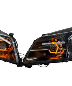 2003-2005 Honda Pilot EX EX-L LX Custom Black Retrofit Biled Projector Black Headlights