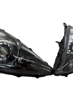 2007-2008 Honda Fit Custom Black LED Biled Retrofit Projector Custom Headlights