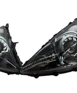 2007-2008 Honda Fit Custom Black LED Biled Retrofit Projector Custom Headlights