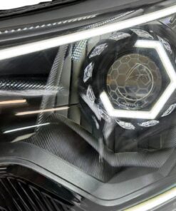2015-2025 Ford Transit 150 250 350 Switchback LED Strips Halo Complete Blackout Retrofit Custom Headlights