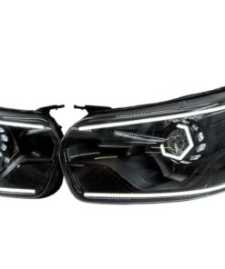2015-2025 Ford Transit 150 250 350 Switchback LED Strips Halo Complete Blackout Retrofit Custom Headlights