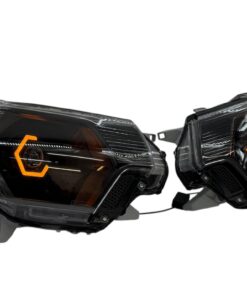 12-15 Toyota Tacoma Hex Switchback Led Halo Retrofit Black BiLED Projector Custom Headlights