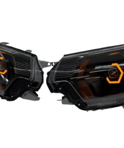 12-15 Toyota Tacoma Hex Switchback Led Halo Retrofit Black BiLED Projector Custom Headlights