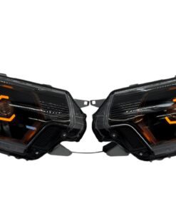 12-15 Toyota Tacoma Hex Switchback Led Halo Retrofit Black BiLED Projector Custom Headlights