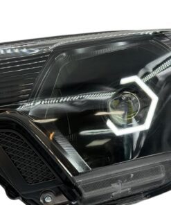 12-15 Toyota Tacoma Hex Switchback Led Halo Retrofit Black BiLED Projector Custom Headlights