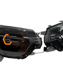 12-15 Toyota Tacoma Hex Switchback Led Halo Retrofit Black BiLED Projector Custom Headlights