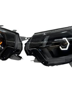 12-15 Toyota Tacoma Hex Switchback Led Halo Retrofit Black BiLED Projector Custom Headlights