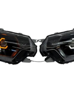 12-15 Toyota Tacoma Hex Switchback Led Halo Retrofit Black BiLED Projector Custom Headlights
