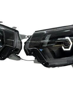 12-15 Toyota Tacoma Hex Switchback Led Halo Retrofit Black BiLED Projector Custom Headlights