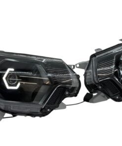 12-15 Toyota Tacoma Hex Switchback Led Halo Retrofit Black BiLED Projector Custom Headlights