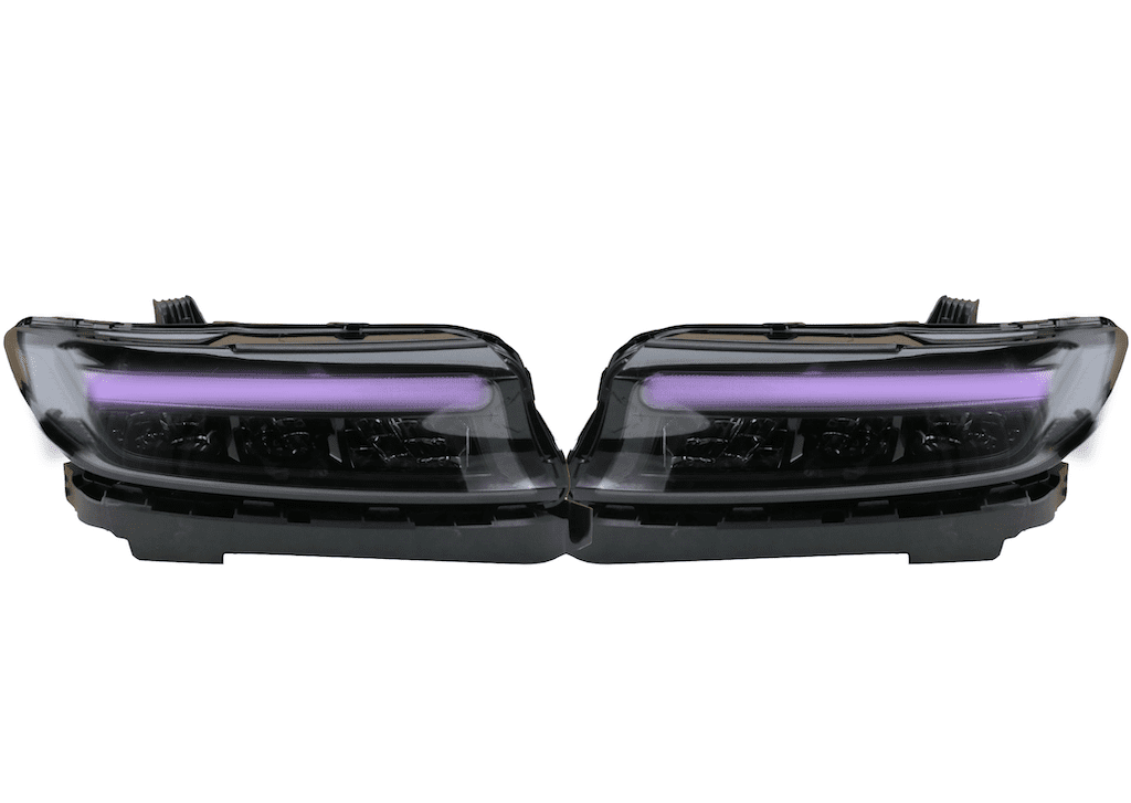 2024-2026 Honda Prologue RGB Color Change LED DRLS Black Custom Retrofit Headlights