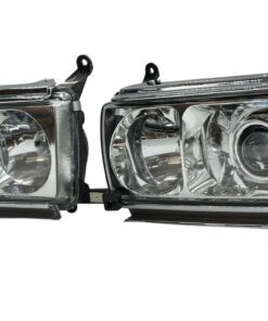 1990-1997 Toyota 80 Series Land Cruiser OEM Edition Custom Projector Retrofit Clear Headlights