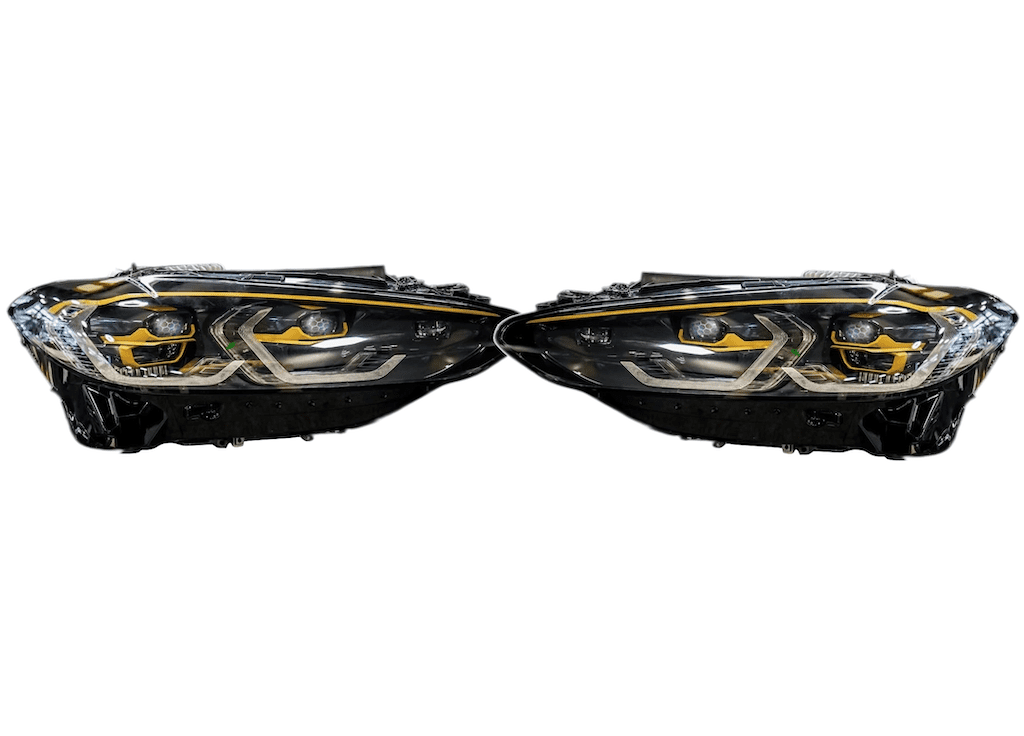 21-24 BMW 430i 440i M3 M4 G80 Custom Painted LED Retrofit Headlights