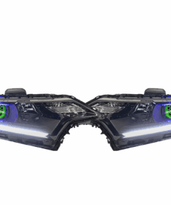 2016-2020 Mitsubishi Outlander Custom Black Projector RGB Led Demon Eyes Retrofit Headlights