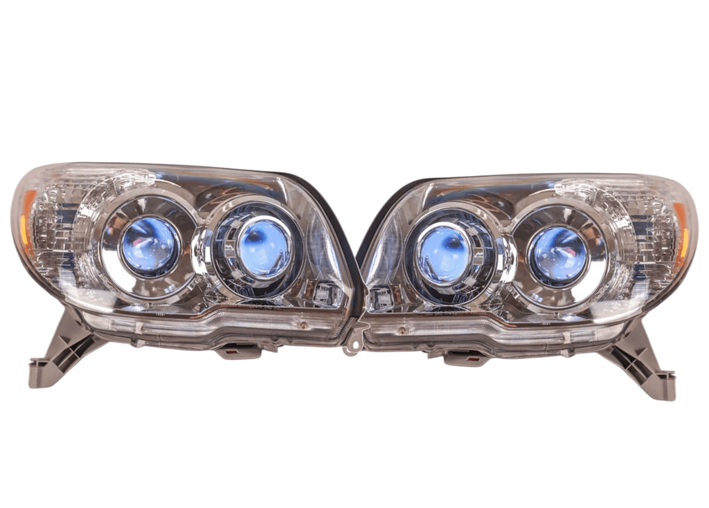 2003-2005 Toyota 4Runner 4th Gen Custom RGB Led Demon Eyes Retrofit Projector Headlights