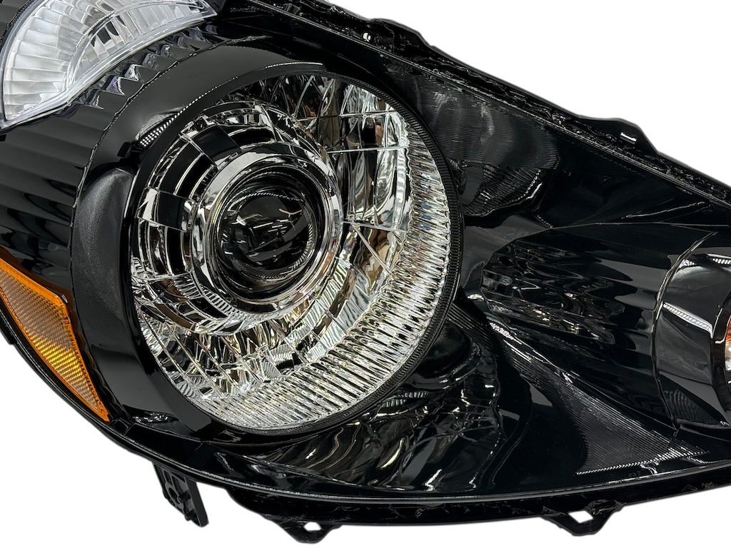 2007-2008 Honda Fit Bi-led Projector Retrofit Custom Headlights Black Edition