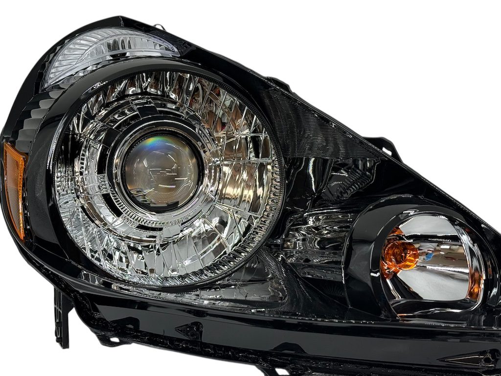 2007-2008 Honda Fit Bi-led Projector Retrofit Custom Headlights Black Edition