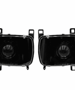 1993-1997 Mazda RX-7 RX7 JDM Custom Black Projector Retrofit Biled Headlights