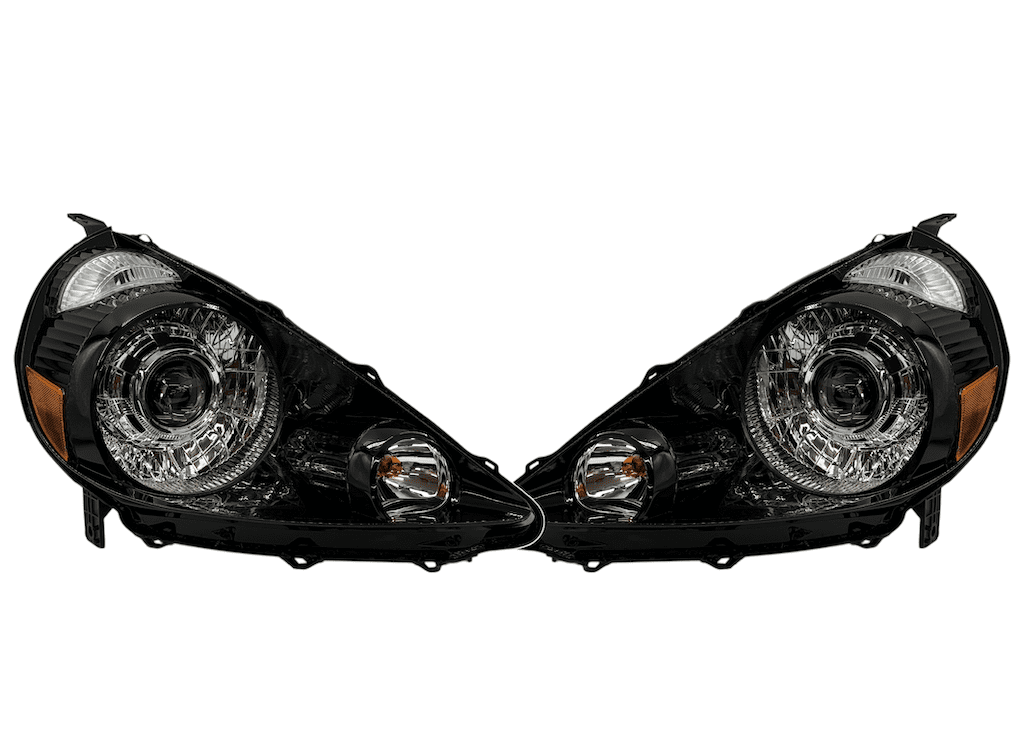 2007-2008 Honda Fit Bi-led Projector Retrofit Custom Headlights Black Edition