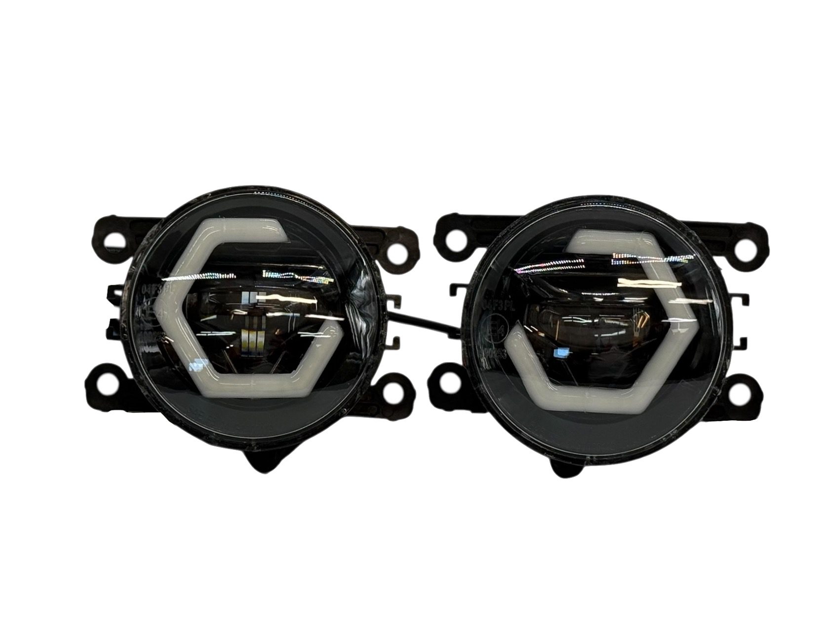 2009-2015 Honda Pilot LED Hex Switchback Halo Projector LED Fog Lights