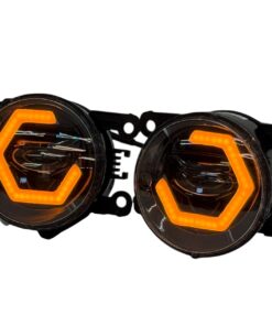 2009-2015 Honda Pilot LED Hex Switchback Halo Projector LED Fog Lights